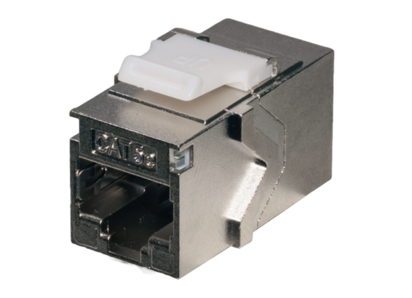 Category 5e Shielded Keystone Panel Mount Coupler FACK2s front view
