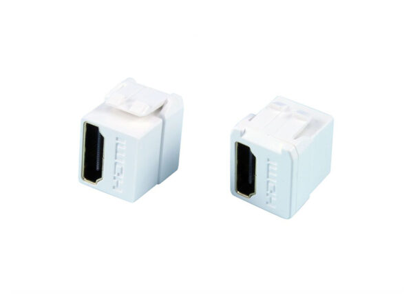 HDMI female to female keystone coupler, compact-KCHDwhep