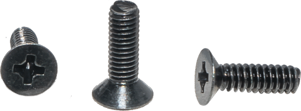 KADscrF Flat headed M3 screw for D Universal mounts