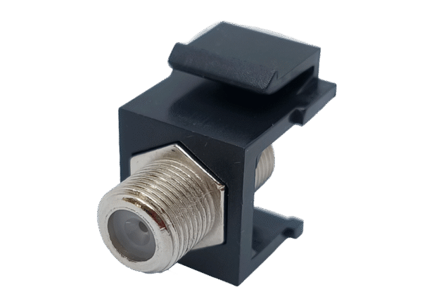 F connector female to female keystone coupler