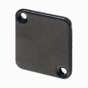D UNIVERSAL Blanking plate in black MDUbk