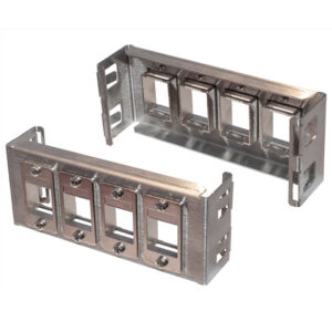4-way keystone frame for use on LSA+ mounting frames MF4PM
