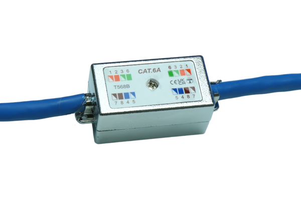 Cat 6A toolless cable joiner Illustrative view SG78ep