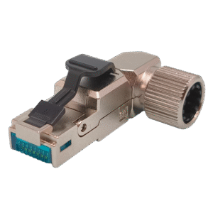8 Way Angleable 90° Category 6A Toolless Plug