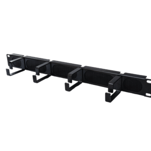 1U 4 ring brush bar 19 inch front view