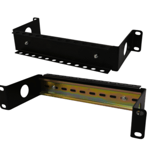 10 inch recessed DIN rail FFDIN10 front and rear view