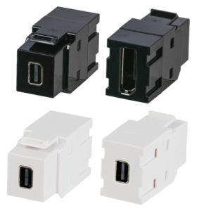DisplayPort/Mini DisplayPort Keystone Couplers